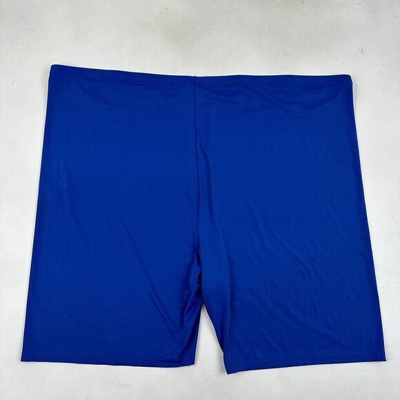 Swimsuits For All Plus Size 44 Blue Swimsuit Bottom Shorts Stretch No Lining - Picture 6 of 7